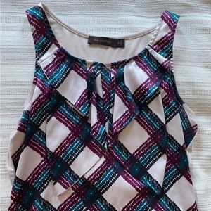 The Limited Women Size XS Tank Top Blouse Multicolor Plaid/Tartan
⁩
